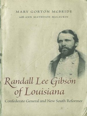 cover image of Randall Lee Gibson of Louisiana